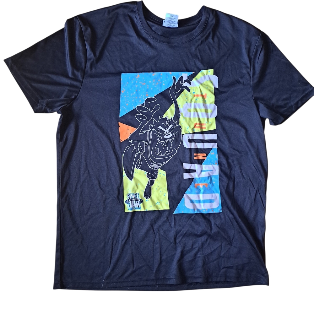 Space Jam: A New Legacy Taz Graphic T-Shirt – Size L/G Black Men Boy